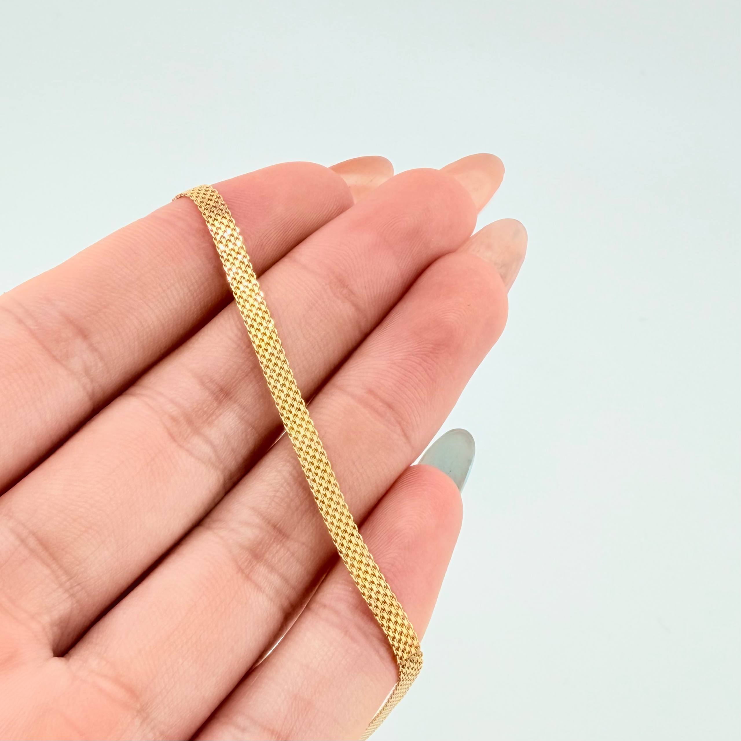 Pulso Chino 2.2gr / 19cm / 3.1mm Oro Amarillo +1 18K