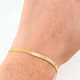 Pulso Chino 2.2gr / 19cm / 3.1mm Oro Amarillo +1 18K