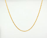 Cadena Lazo 1.6gr / 45cm / 1.6mm Oro Amarillo +3 18K