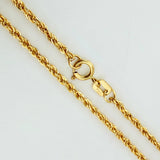 Cadena Lazo 1.6gr / 45cm / 1.6mm Oro Amarillo +3 18K