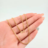 Cadena Lazo 1.6gr / 45cm / 1.6mm Oro Amarillo +3 18K