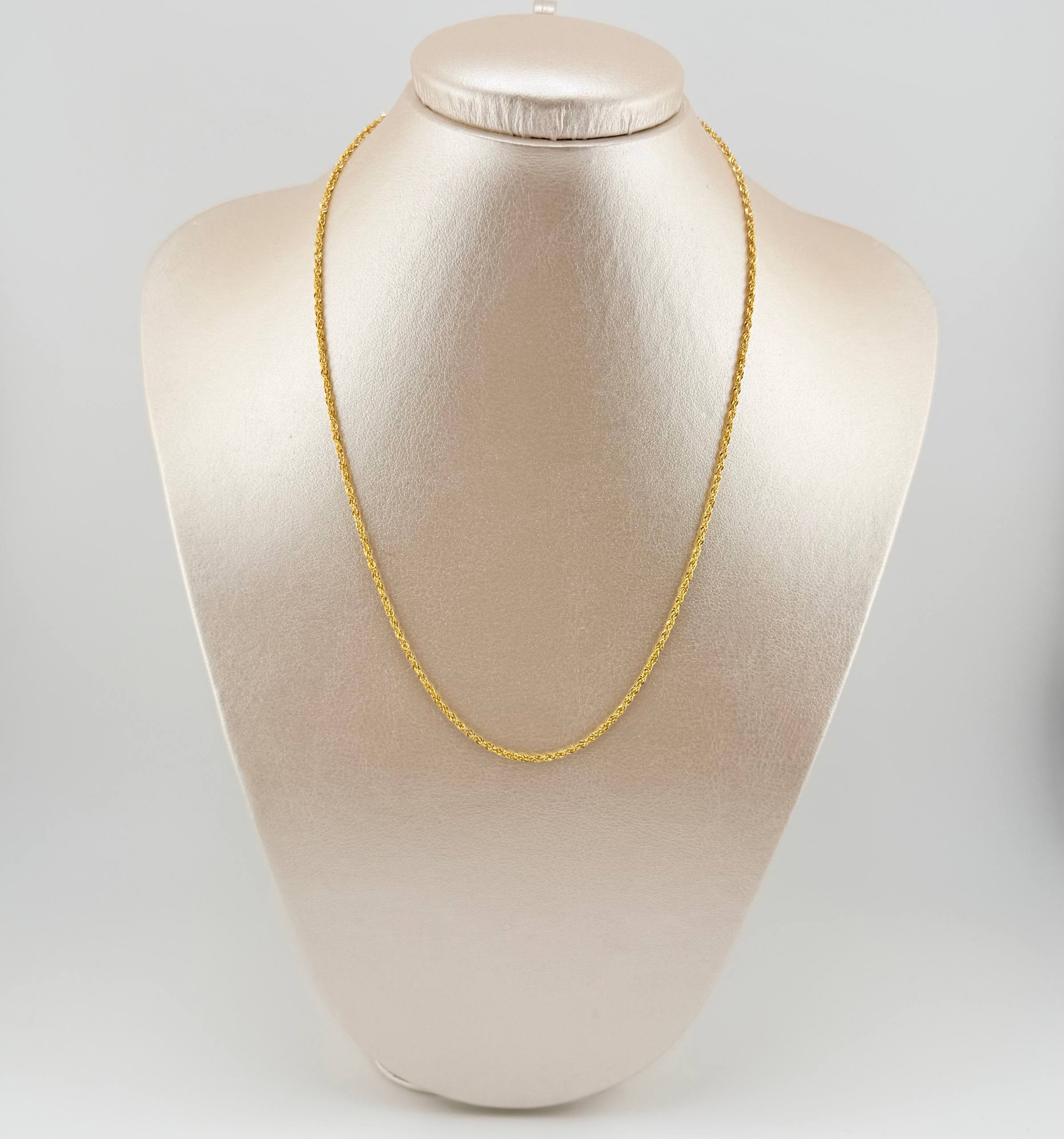 Cadena Lazo 1.6gr / 45cm / 1.6mm Oro Amarillo +3 18K