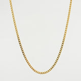 Cadena Cubana 7.55gr / 60cm / 2.9mm Oro Amarillo +1 18K