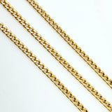 Cadena Cubana 7.55gr / 60cm / 2.9mm Oro Amarillo +1 18K