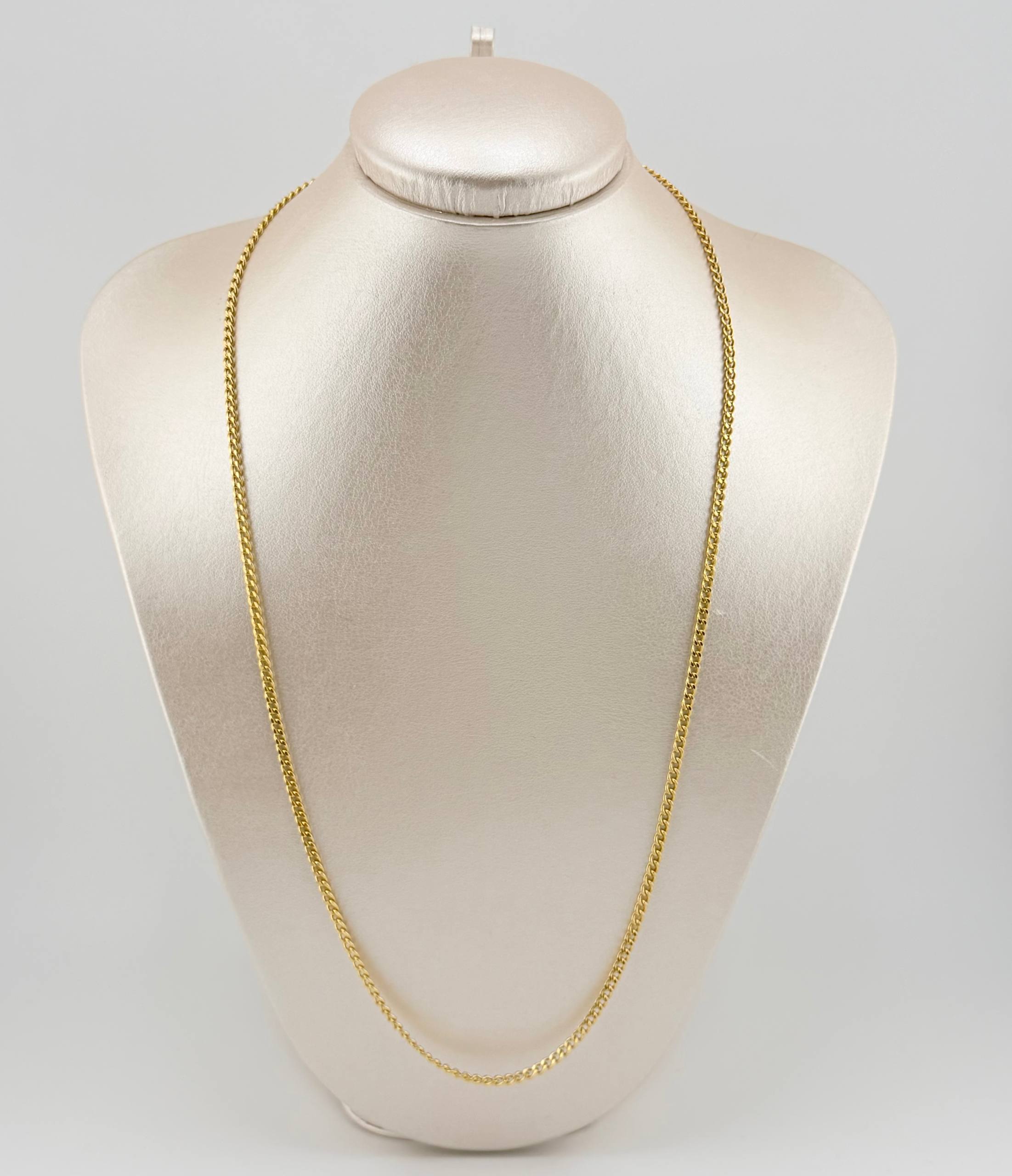 Cadena Cubana 7.55gr / 60cm / 2.9mm Oro Amarillo +1 18K