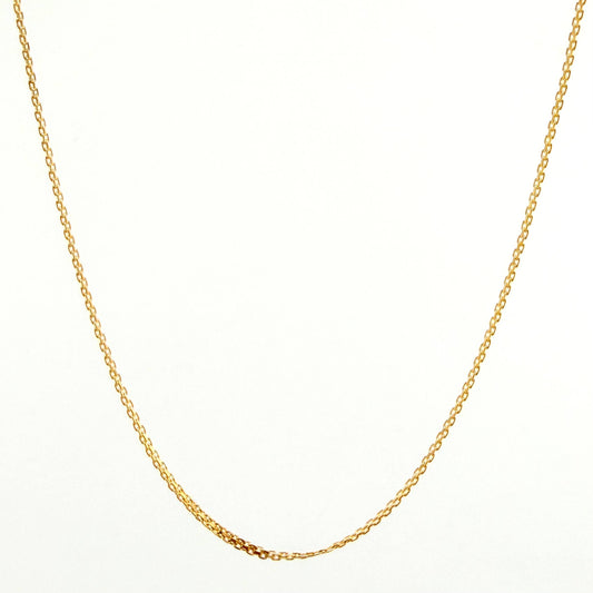 Cadena China 2.95gr / 60cm / 1.3mm Oro Amarillo +1 18K