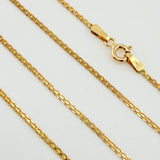 Cadena China 2.95gr / 60cm / 1.3mm Oro Amarillo +1 18K