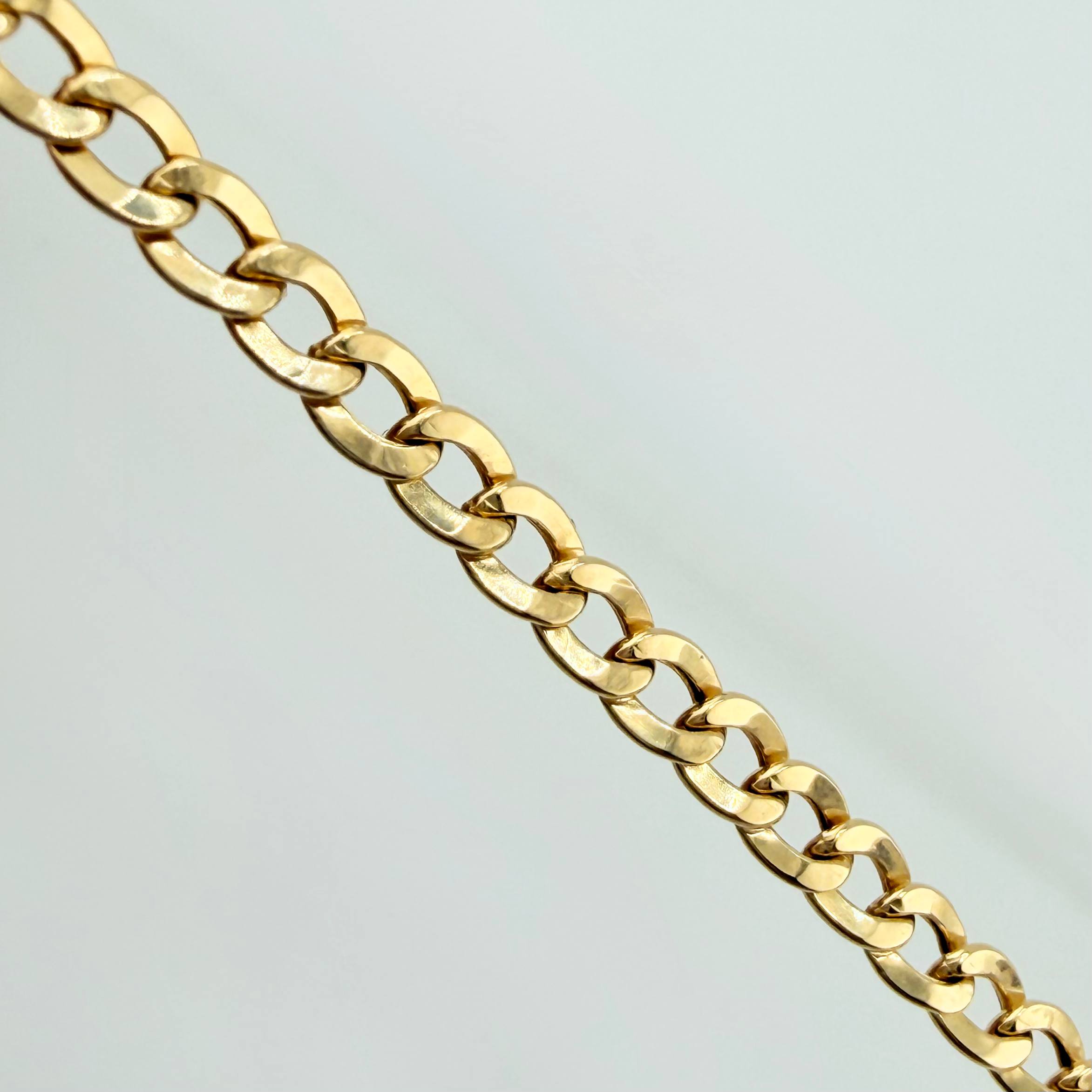 Cadena Cubana 4.6gr / 60cm / 3.3mm Oro Amarillo +1 18K