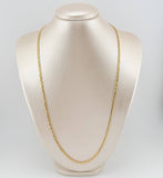 Cadena Cubana 4.6gr / 60cm / 3.3mm Oro Amarillo +1 18K