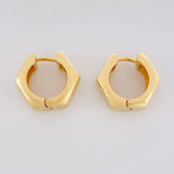 Candongas Tribal 3.9g / 1.2cm Oro Amarillo 18K