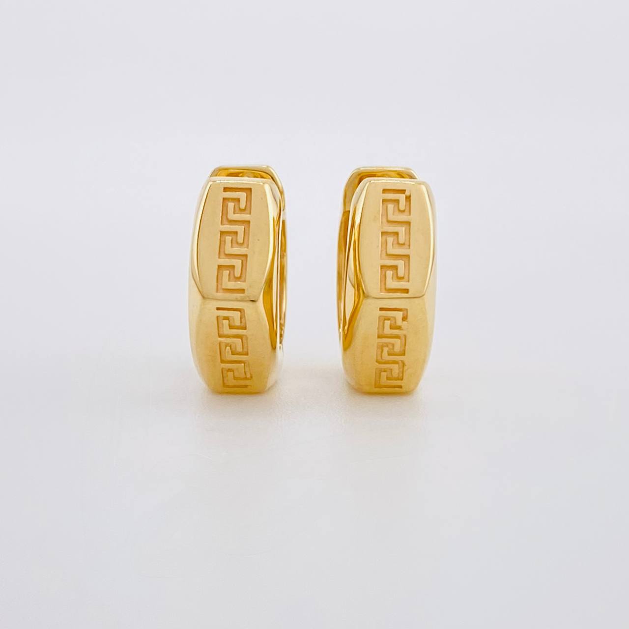 Candongas Tribal 3.9g / 1.2cm Oro Amarillo 18K