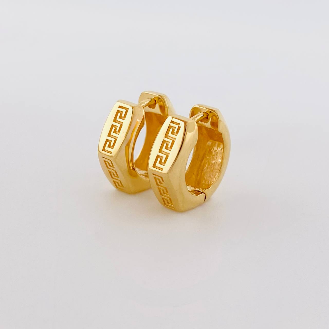 Candongas Tribal 3.9g / 1.2cm Oro Amarillo 18K