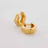 Candongas Tribal 3.9g / 1.2cm Oro Amarillo 18K