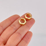 Candongas Tribal 3.9g / 1.2cm Oro Amarillo 18K