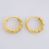 Candongas Rubi 3.6g / 1.6cm Oro Amarillo 18K