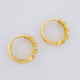 Candongas Rubi 3.6g / 1.6cm Oro Amarillo 18K