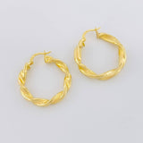 Candongas Jenn 2.65g / 2.5cm Oro Amarillo 18K
