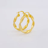 Candongas Jenn 2.65g / 2.5cm Oro Amarillo 18K