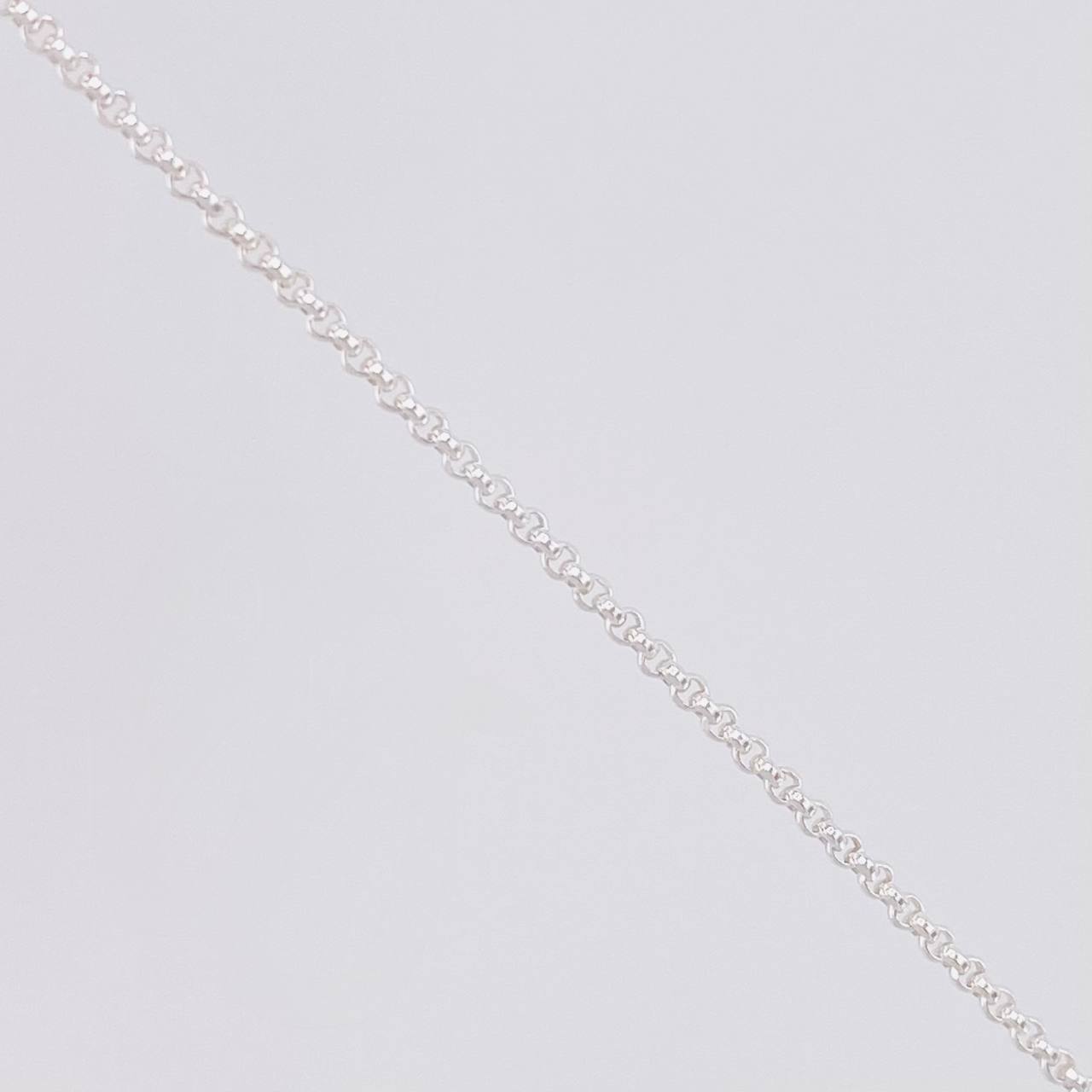 Cadena Aro Seguido Fresa 3.05g / 45cm / 1.1mm Plata 925