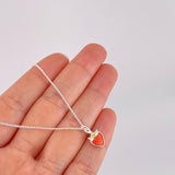 Cadena Aro Seguido Fresa 3g / 45cm / 1.1mm Plata 925