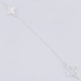 Cadena Aro Seguido Treboles 5.85g / 60cm / 1.1mm Plata 925