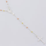 Rosario Vigen Milagrosa 7.5g / 45cm / 3mm Plata Vermeil 925