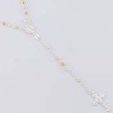 Rosario Vigen Milagrosa 7.4g / 45cm / 3mm Plata Vermeil 925