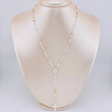 Rosario Vigen Milagrosa 7.4g / 45cm / 3mm Plata Vermeil 925