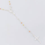 Rosario Vigen Milagrosa 7.4g / 50cm / 3mm Plata Vermeil 925