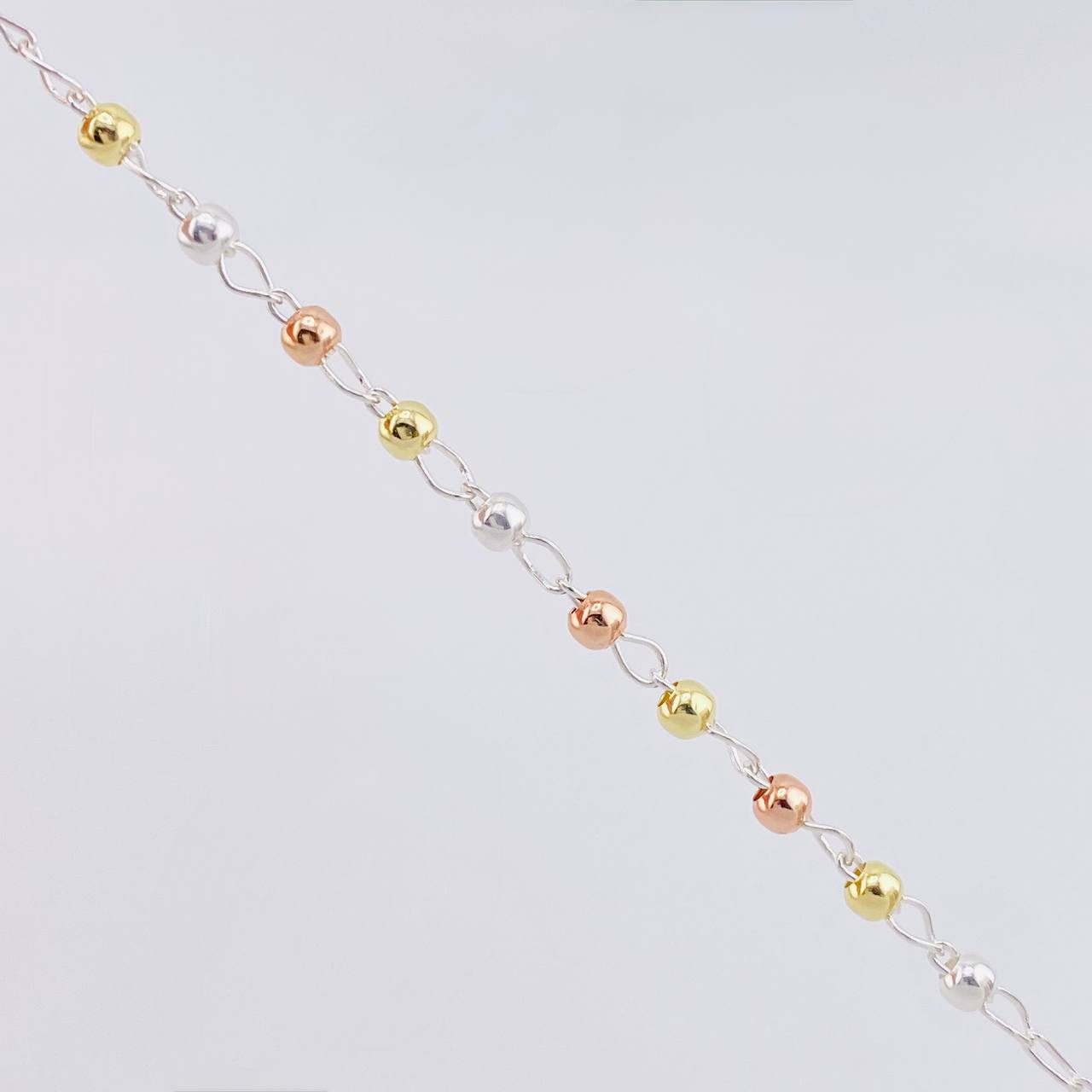 Rosario Vigen Milagrosa 7.55g / 45cm / 1.35mm Plata Vermeil 925