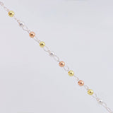 Rosario Vigen Milagrosa 7.55g / 45cm / 1.35mm Plata Vermeil 925