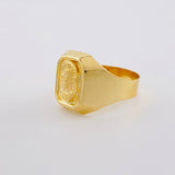 Anillo Sagrado Corazon de Jesús 3.9g / T10 Oro Amarillo 18K