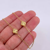 Cadena Aro Seguido Trebol 5.9g / 50cm / 1mm Oro Amarillo 18K