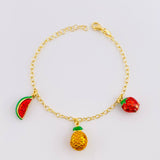 Pulso Tropical 4.7g / 19.4cm / 2.7mm Plata Vermeil 925