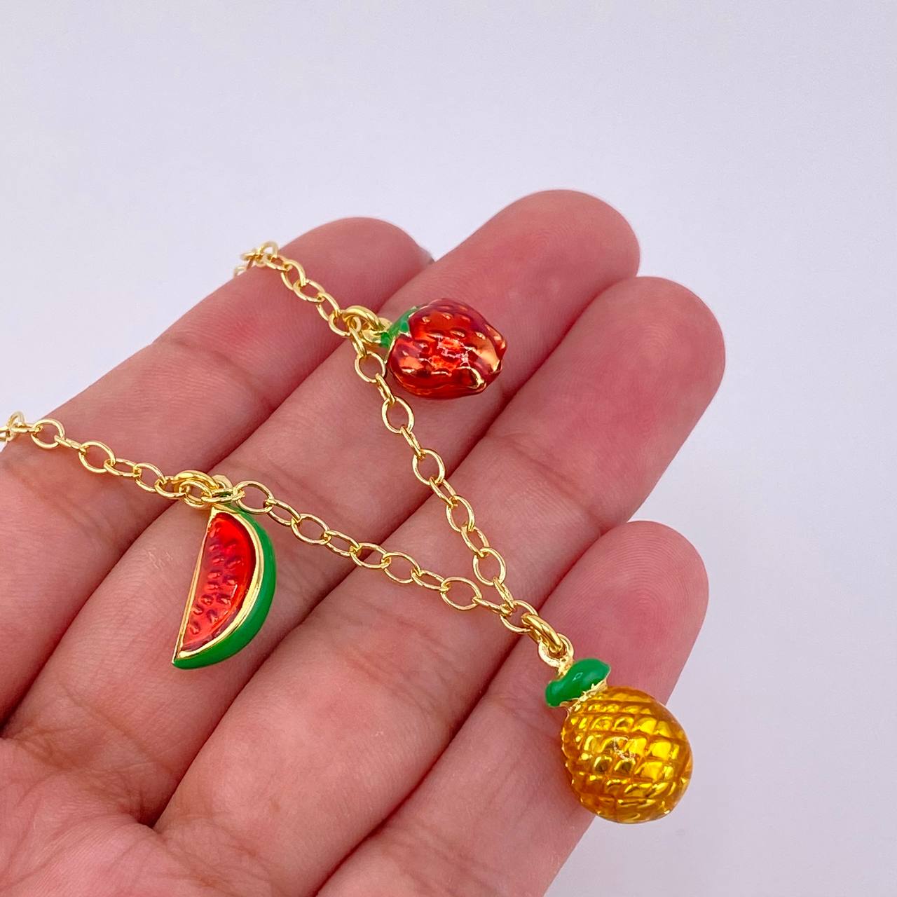 Pulso Tropical 4.7g / 19.4cm / 2.7mm Plata Vermeil 925