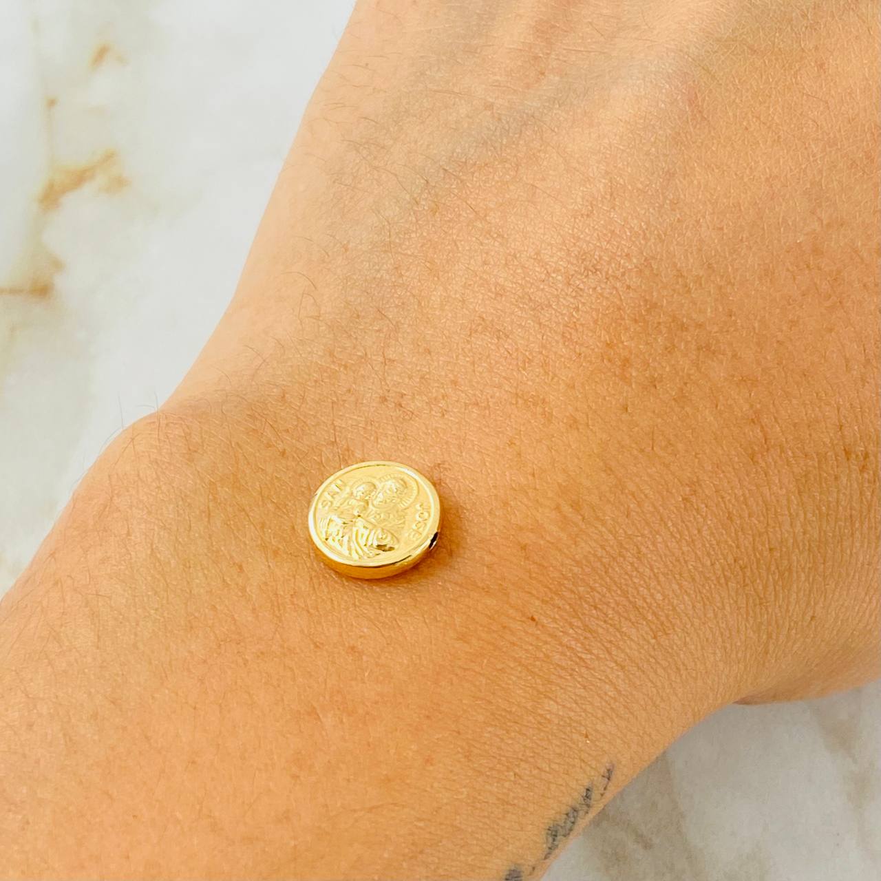 Herraje San Jose 0.55gr / 1cm / Oro Amarillo 18K