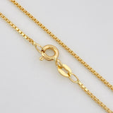 Cadena Veneciana 3.45g / 45cm / 0.91mm Oro Amarillo 18K