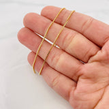 Cadena Veneciana 3.45g / 45cm / 0.91mm Oro Amarillo 18K