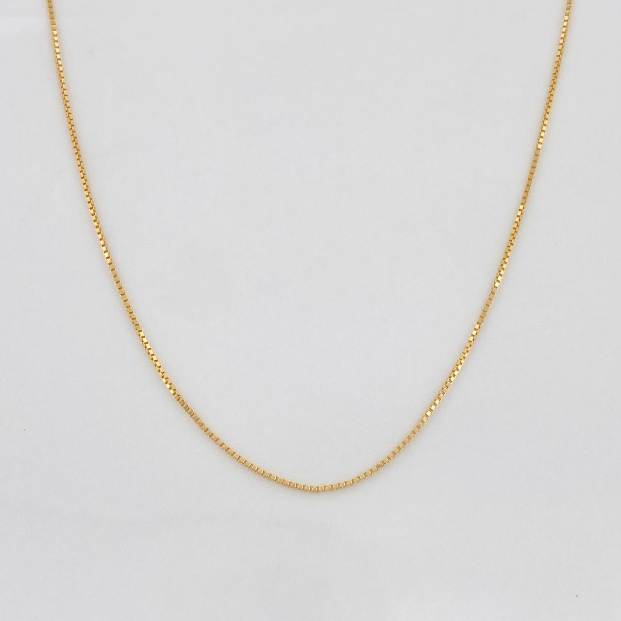 Cadena Veneciana 1.1g / 50cm / 0.42mm Oro Amarillo 18K