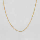 Cadena Veneciana 1.1g / 50cm / 0.42mm Oro Amarillo 18K