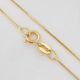 Cadena Veneciana 1.1g / 50cm / 0.42mm Oro Amarillo 18K
