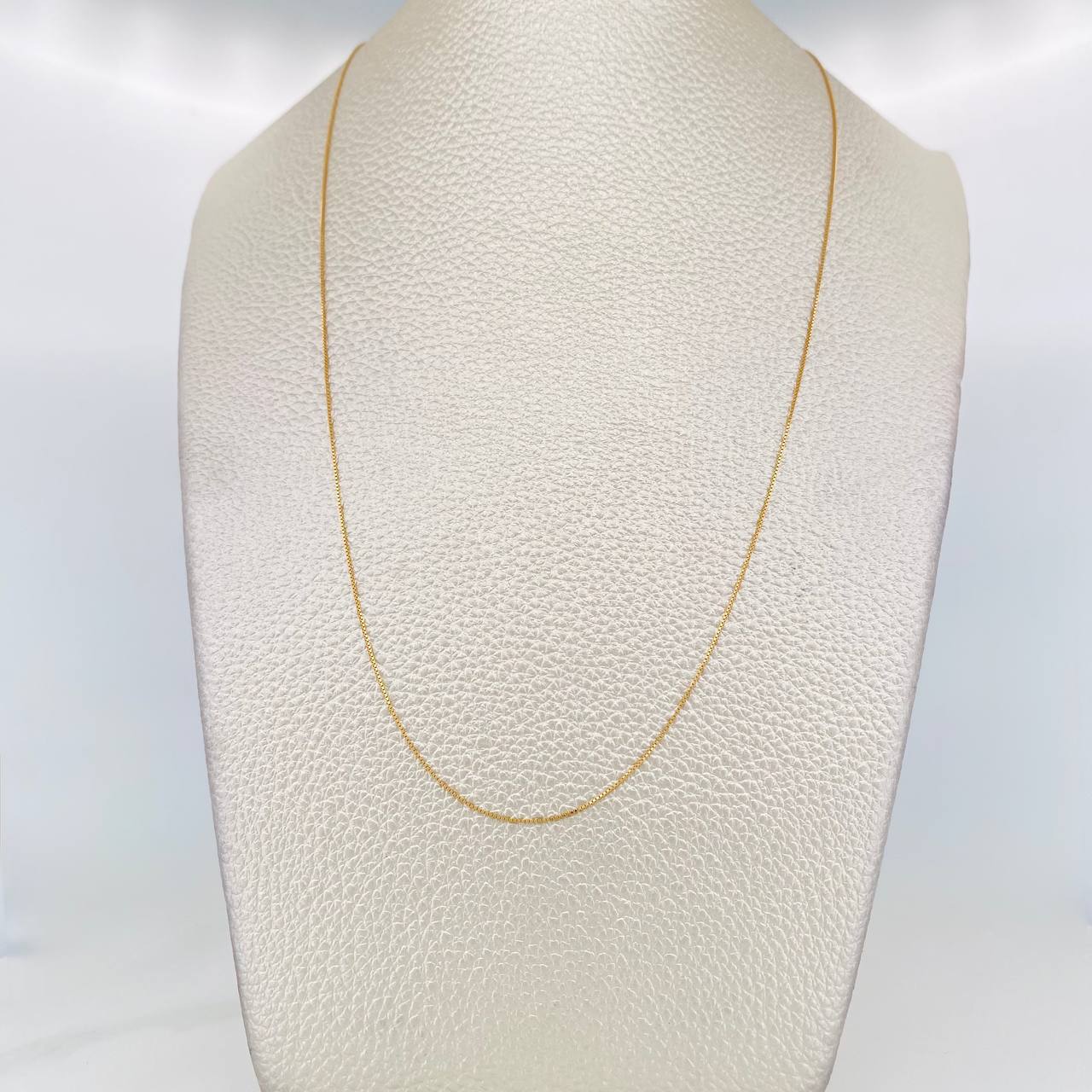 Cadena Veneciana 1.1g / 50cm / 0.42mm Oro Amarillo 18K