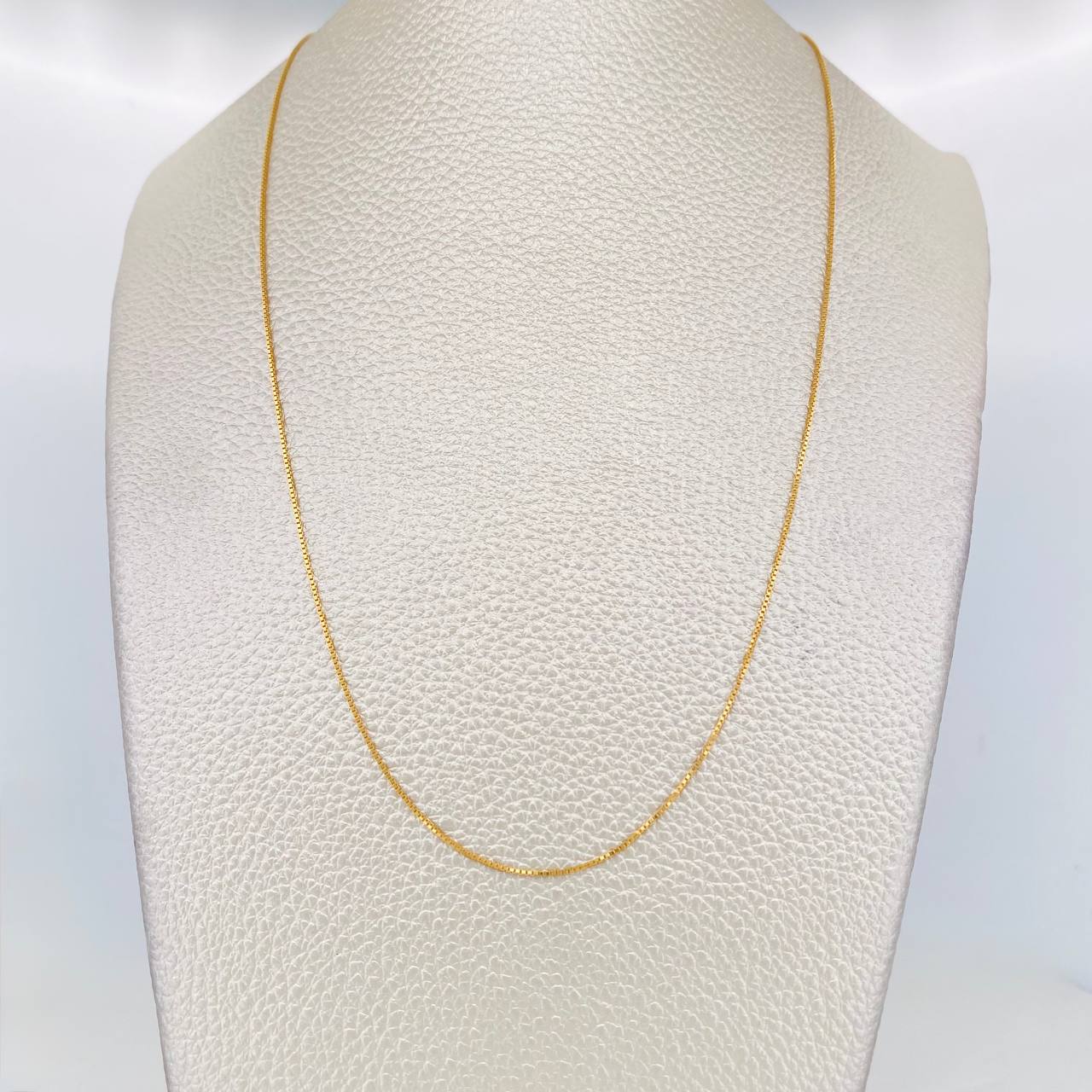 Cadena Veneciana 1.7g / 45cm / 0.62mm Oro Amarillo 18K