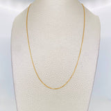 Cadena Veneciana 1.6g / 45cm / 0.66mm Oro Amarillo 18K