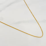 Cadena Veneciana 0.95g / 45cm / 0.55mm Oro Amarillo 18K