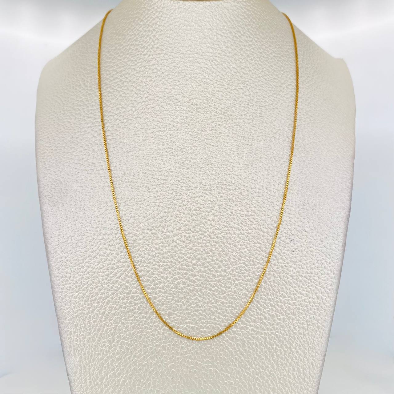Cadena Veneciana 2.15g / 55cm / 0.6mm Oro Amarillo 18K
