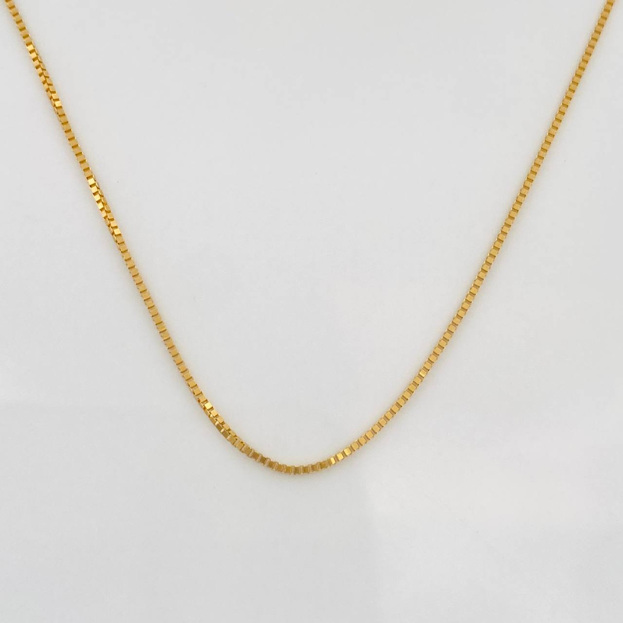 Cadena Veneciana 2.15g / 55cm / 0.6mm Oro Amarillo 18K