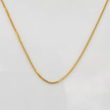Cadena Veneciana 2.15g / 55cm / 0.6mm Oro Amarillo 18K