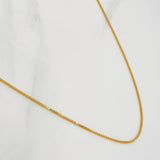 Cadena Veneciana 2.15g / 55cm / 0.6mm Oro Amarillo 18K