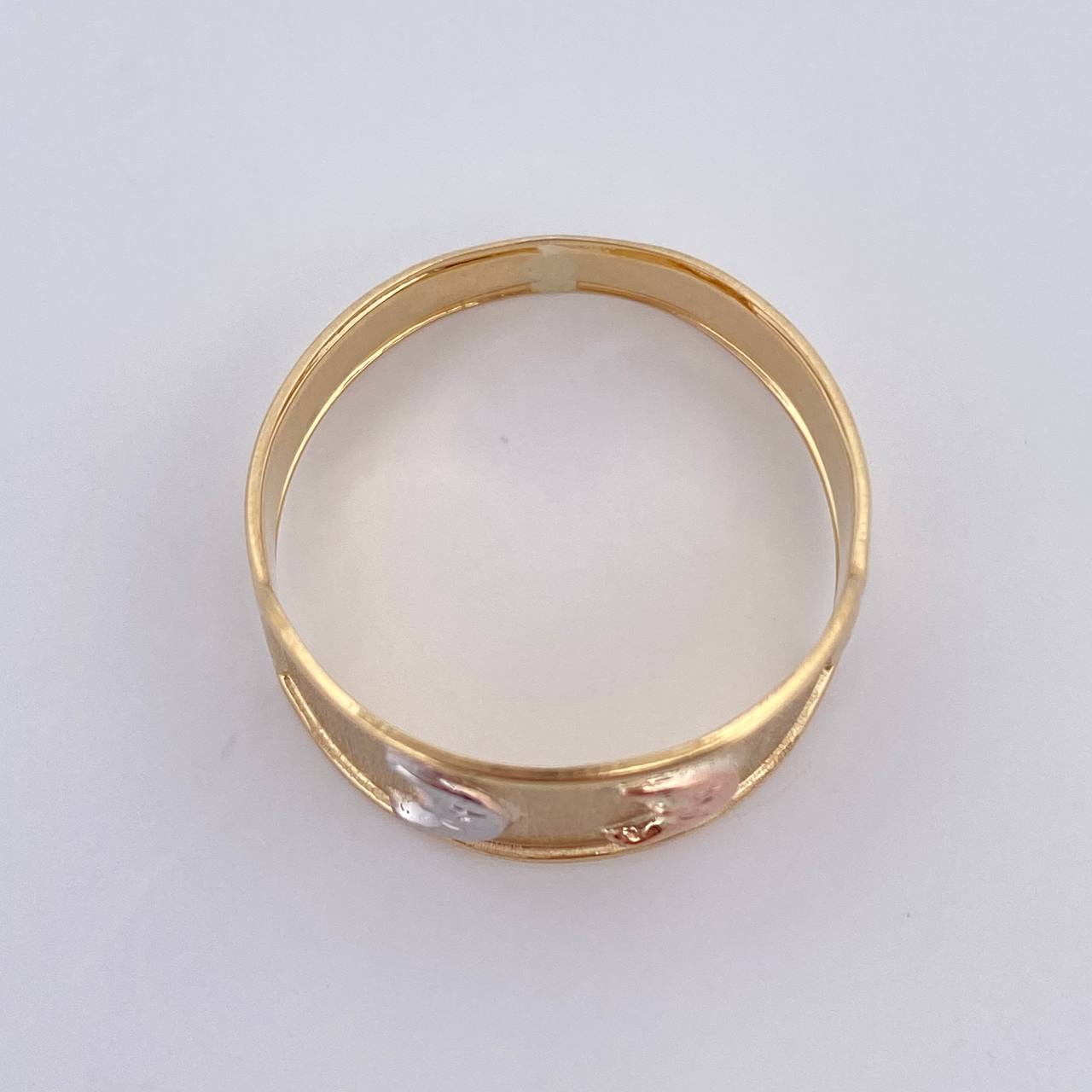 Anillo Luna 1.5gr / T8 1/2 / Oro 18K $